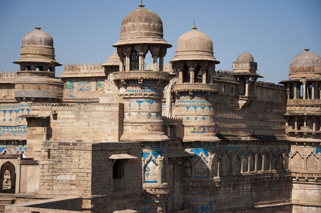 Gwalior, Fort / Man Mandir Palace (Madhya Pradesh)   [ © R.V. Bulck]